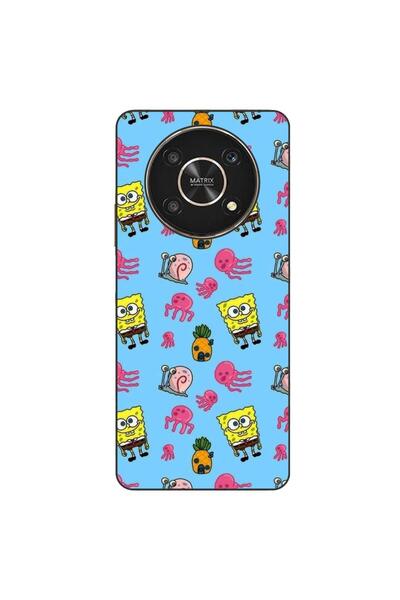 OEM Case compatible with Honor X30 Silicone Gel Tpu Model Spongebob Pattern