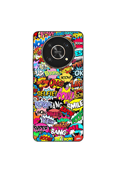OEM Husa compatibila cu Honor X30 Silicon Gel Tpu Model Pop Art Pow Wow Boom