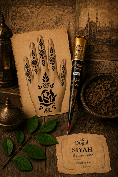 hennadibace Kına Kalıbı El Deseni (GEÇİCİ DÖVME ŞABLONU) Hint Kınası Henna Ta...