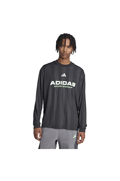 adidas Tricou bărbătesc cu mânecă lungă House of Tiro Jacquard, mărimea M
