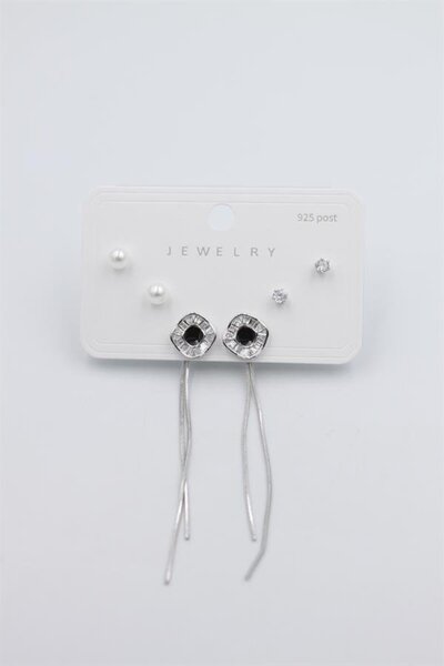 atastore2017 Multiple Set Earrings - Silver