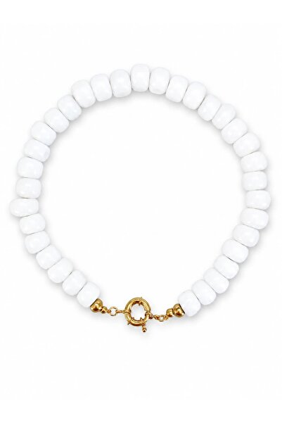 CHARMLUCKY Glass bead necklace