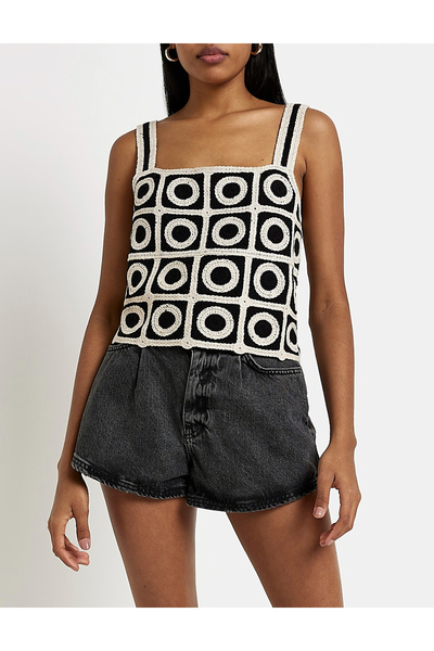 Evendi Top, White/Black