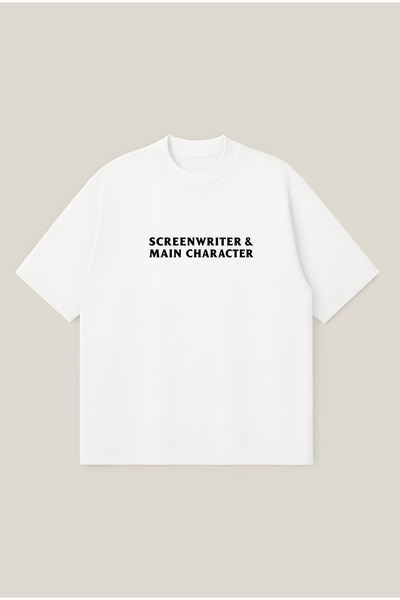Moon Dancer Μπλουζάκι Screen Writer Oversize Boxy Cut Unisex 100% Βαμβακερό μ...