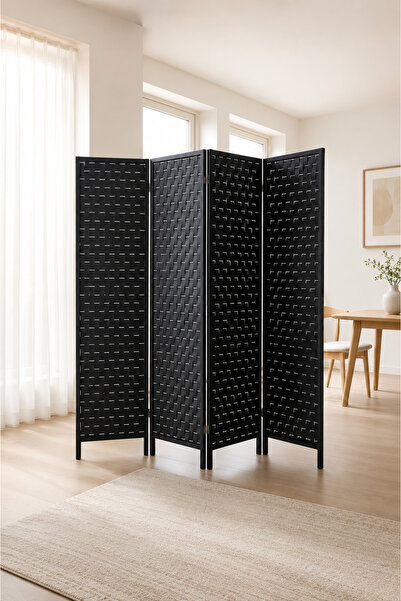 TrentonGCC Folding Screen 4 Panels Room Partition Decorative Room Divider 180...