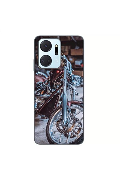 OEM Husa compatibila cu Honor X7a Silicon Gel Tpu Model Harley Garage