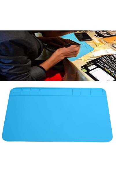 Generic Repair Mat, Silicone Heat Solder Pad for Electronics, Non-Slip, 30x20cm Portable Welding Station Tool