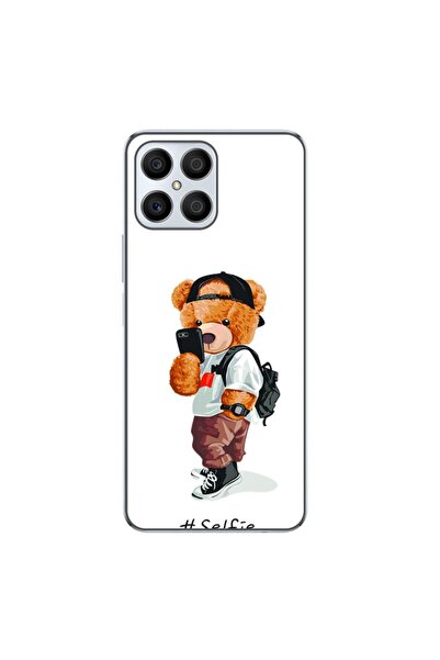 OEM Husa compatibila cu Honor X8 Silicon Gel Tpu Model Bear Teddy Selfie
