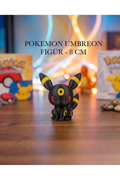 3DcraftTr 3D CraftTr Umbreon Pokemon Figür Biblo - Dekoratif Oyuncak Hediyeli...