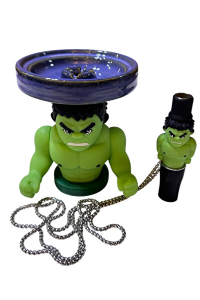 MEGAHED Hulk figuran Nargile lülesi + sipsi