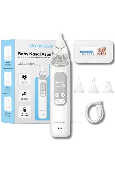 DANESSO Aspirator Nazal Electric Danesso®, pentru Bebelusi si Copii, 5 Trepte...
