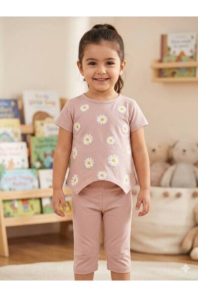 Milanlı Kids Καλοκαιρινό σετ κολάν για κορίτσια