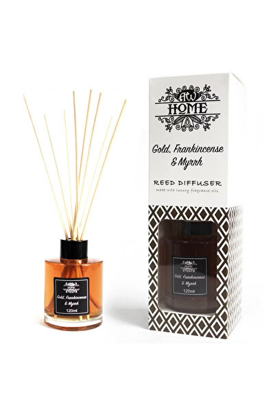 AW Gifts Difuzor Parfumat de Cameră de 120ml - Aur, Tămâie și Smirnă