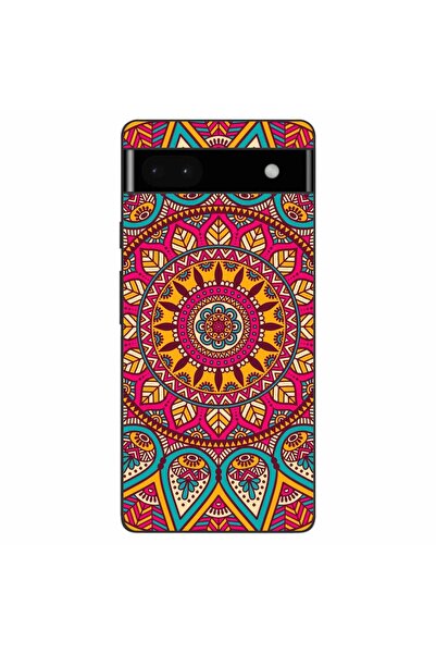 OEM Husa compatibila cu Google Pixel 6A Silicon Gel Tpu Model Vibrant Mandala