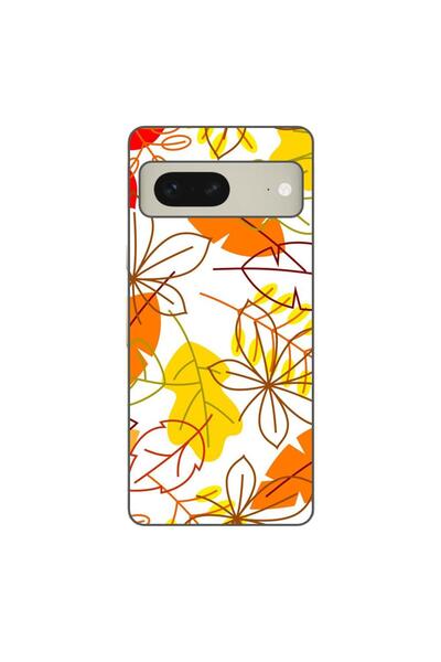 OEM Калъф, съвместим с Google Pixel 7, силиконов гел TPU, с шарка на ярки есе...