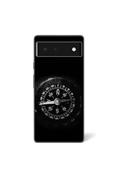 OEM Husa compatibila cu Google Pixel 6 Silicon Gel Tpu Model Busola Vintage