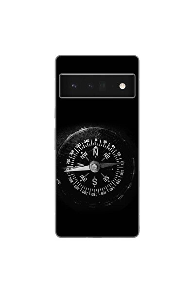 OEM Husa compatibila cu Google Pixel 6 Pro Silicon Gel Tpu Model Busola Vintage