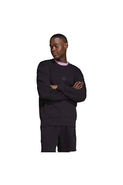 adidas Hanorac bărbătesc All SZN French Terry cu guler rotund, mărimea 2XL