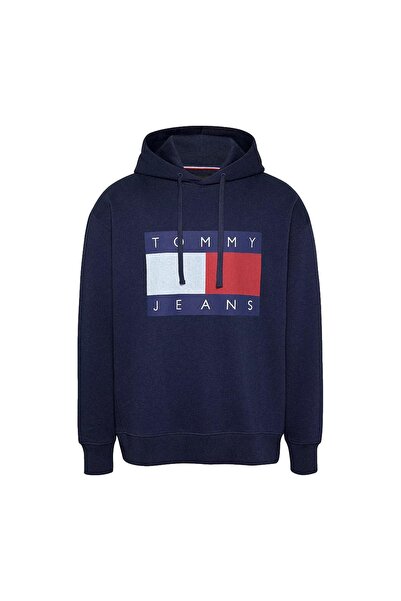 Tommy Hilfiger Hanorac bărbătesc Tommy cu insignă steag, melanj, croială rela...