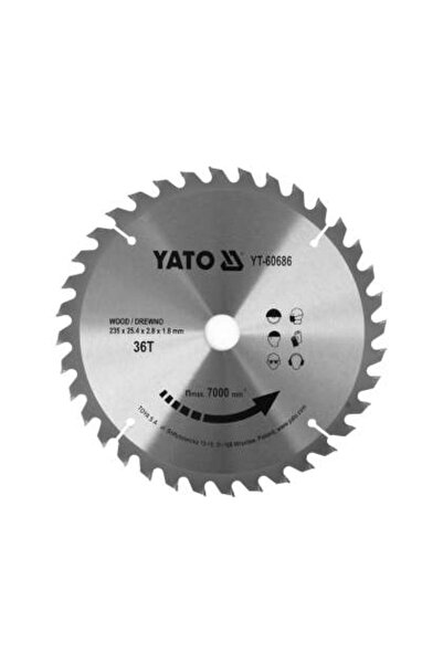 yato Disc Circular Pentru Lemn 235X36Tx25,4Mm