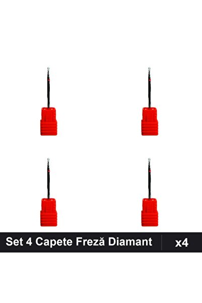 NAİLS Set 4 Capete Freză Diamant Unghii, Manichiură Profesională, Polisare Ge...