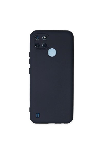 atastore2017 Realme C25Y Case Nano Velvet Silicone Inside - Navy Blue