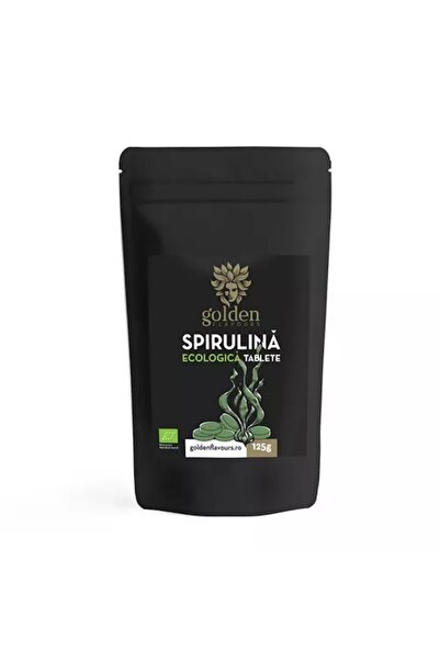 Golden Flavours Spirulină Tablete 100% Naturale BIO, 125g/250 tablete