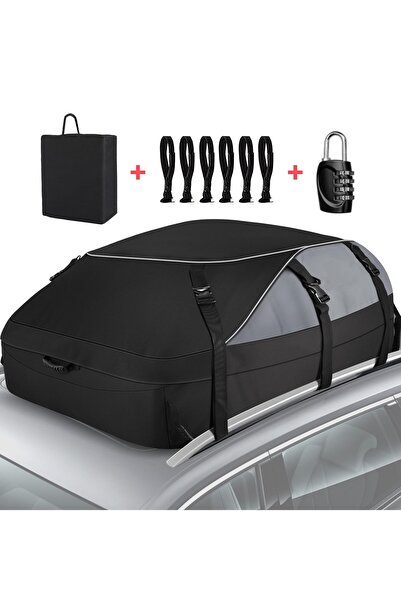 COOLHAWK Car Rooftop Cargo Carrier Bag Car Organizer Travel Bag 25 Cubic Feet...