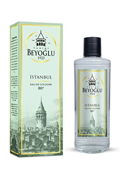 ege salkım Tarihi Beyoğlu 1923 İstanbul Kolonyası 250 ML - Cam Şişe - %80 Alk...