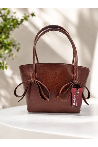 Sellini Women's Ribbon Shoulder Bag Brown