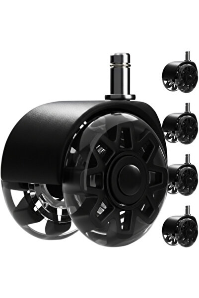 varioshop Set de 5 roți pivotante pentru VarioShop ®   scaun, 2,5 inch, rulme...