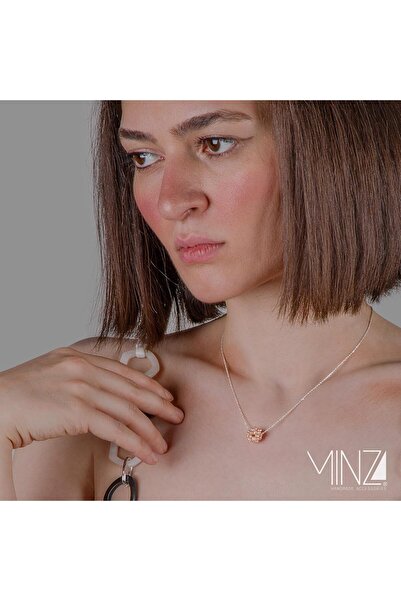 MINZA Ariel Women's Necklace, 925 Sterling Silver, Beaded Pendant Necklace, with Pearl, Handmade Adjustable Jewelry