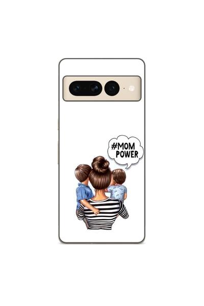 OEM Husa compatibila cu Google Pixel 8 Pro Silicon Gel Tpu Model Mom of Boys
