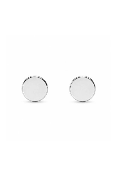 Magic Charms 925 Silver Stud Earrings with Coin for Women