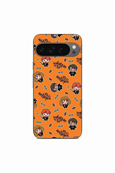 OEM Калъф, съвместим с Google Pixel 9 Pro XL, силиконов гел TPU, с десен Хари...