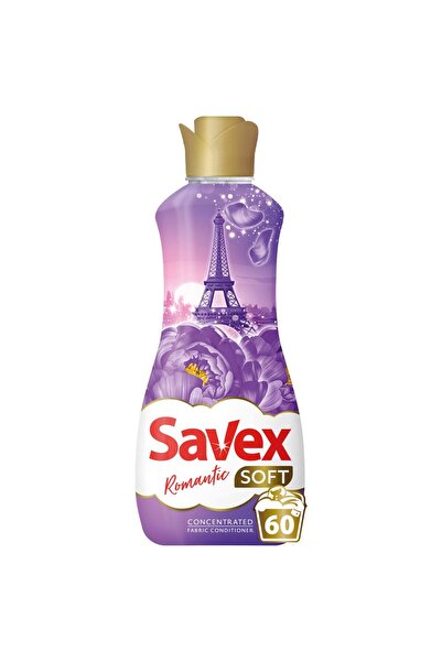 SOHO Fabric Softener, Savex Soft, 1.5 L Romantic Concentrate 60 washes,