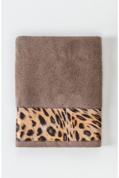 Ellaline Prosop de mână și de față LEOPARD, 100% bumbac certificat, 1 bucată ...