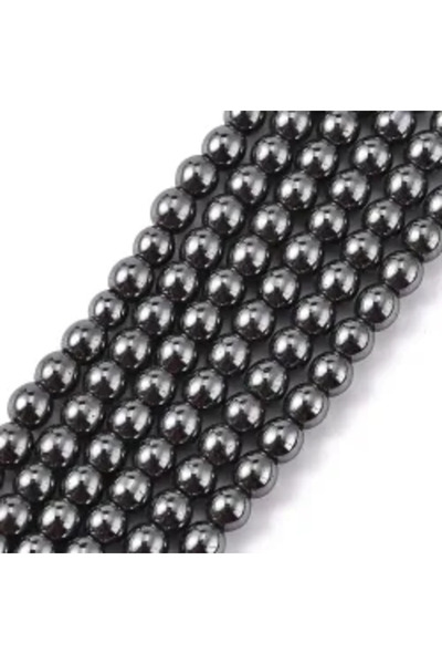 GemSale Mărgele hematit 6mm 39cm~74buc