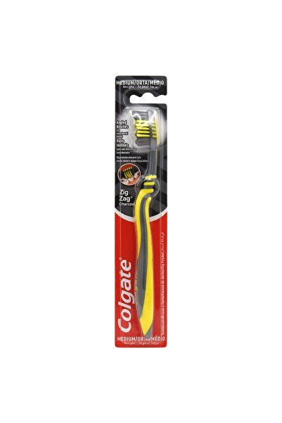 Vader Periuta de Dinti, Colgate, Zig Zag Charcoal Medium,