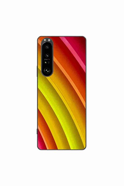 OEM Husa compatibila cu Sony Xperia 1 III Silicon Gel Tpu Model Abstract Stripes