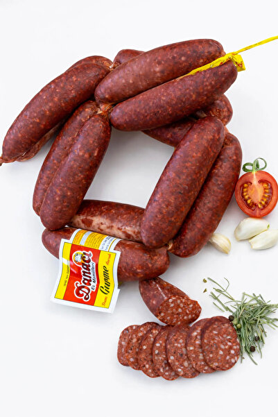DANACI Kayseri Kasap Sucuk 1 Kg - %100 Dana Eti Vakumlu Paket