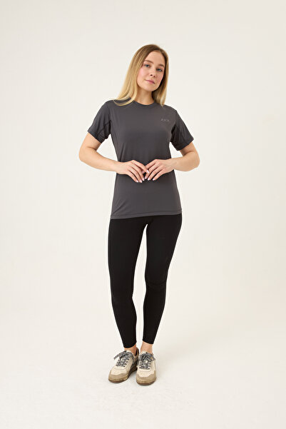 Zoor Kadın Kısa Kol Compression Fitness Gym Spor Body Tshirt