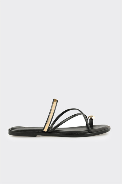 Elle Shoes Siyah Kadın Düz Terlik