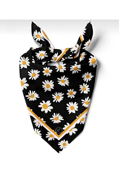618 CONCEPT 55X55 Daisy Patterned Scarf