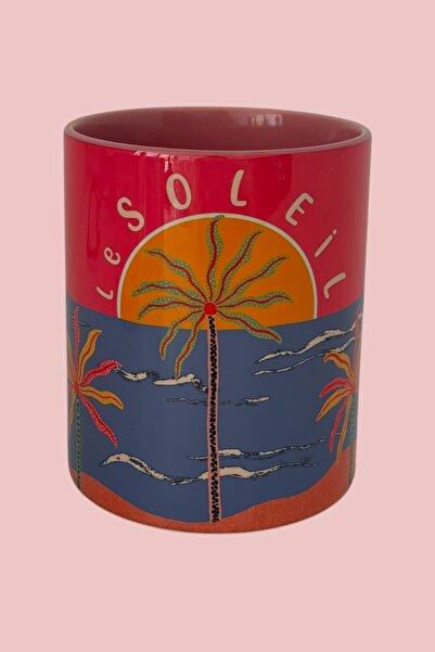 “LE SOLEİL ” Kupa - Tasarım Dijital Baskı Kupa 9.8x5 cm