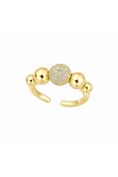 Selay Accessory أقراط غضروفية بتفاصيل حجر ذهبي