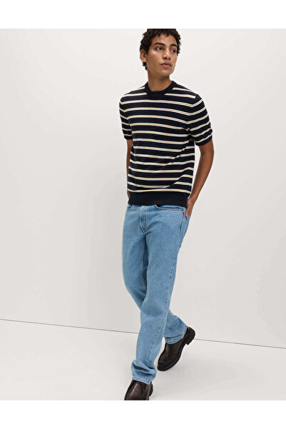 Marks & Spencer Pamuk Karışımlı Çizgili T-shirt