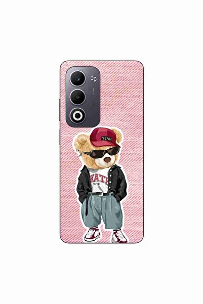 OEM Калъф за Oppo A5 от силиконов гел TPU с десен Розова дънкова мечка