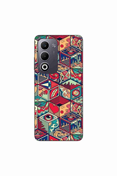 OEM Case compatible with Oppo A5 Silicone Gel Tpu Pattern Pop Art Geometric