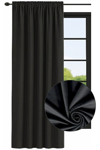 NOW-ART , Drapery Curtain -Made Curtain, Premium, 140x230 cm, Grey, Ring Moun...